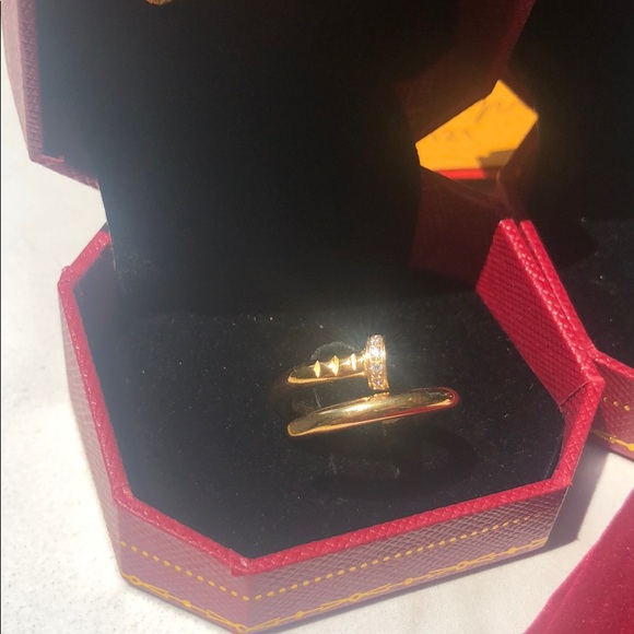 🆕 Nail Juste un Clou Style Ring - with or without gems -  engraved - Picture 4 of 8